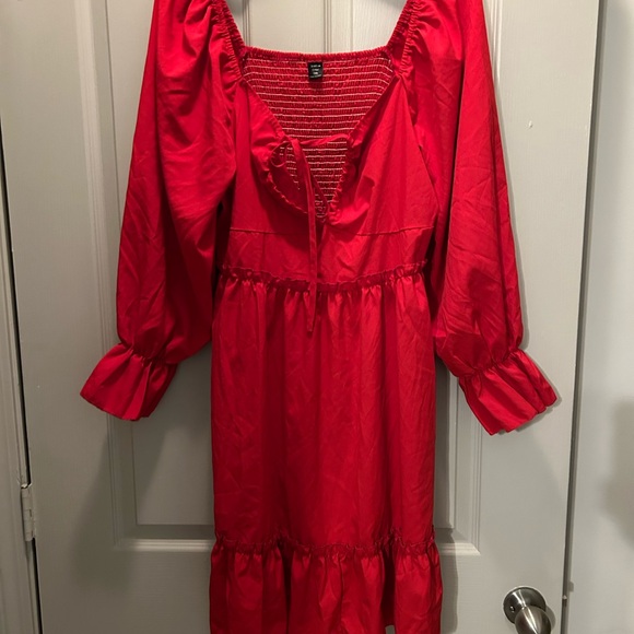 Spring/Summer Red Dress - Picture 3 of 5